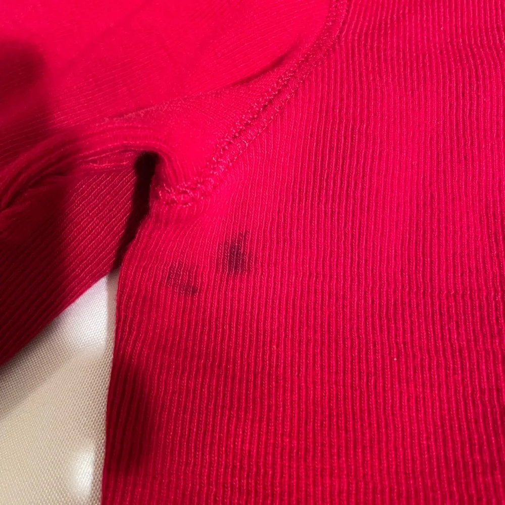 GYMBOREE Boys Red LG‎ sleeve casual shirt size 10 w/black cream stripes 3/4 zip